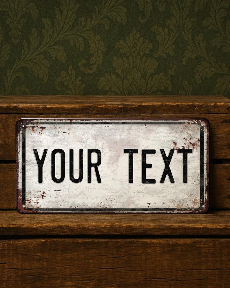 il_794xN.7039547006_imhh.jpg Vintage Custom Metal Plaque - Image 1
