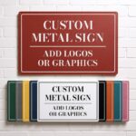 Custom Text Metal Wall Sign