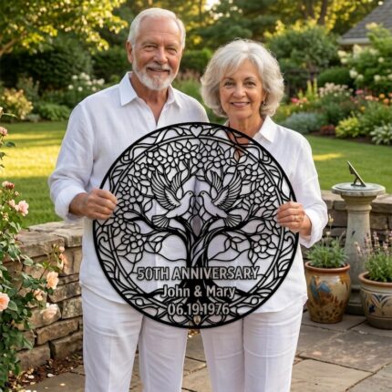 Love Birds Anniversary Sign