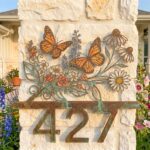 Butterfly Address Plaque