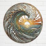 Ocean Wave House Sign