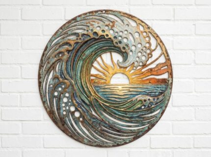 Ocean Wave House Sign