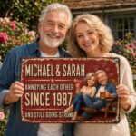 Rustic Couple Photo Sign