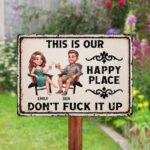 Happy Place Patio Sign